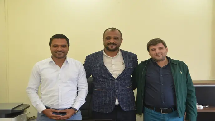 AVUKAT NAZIM GÖREN `DEN MK HARİTA MÜHENDİSLİK BÜROSUNA ZİYARET