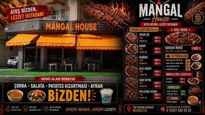 MANGAL HOUSE BİRECİK’TE AÇILDI