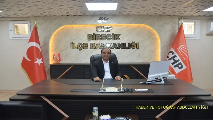 CHP BİRECİK İLÇE BAŞKANI HASAN KURT `TAN 23 NİSAN MESAJI
