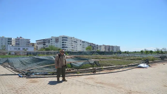 BİRECİK ORMAN FİDANLIK MÜDÜRLÜĞÜ SÜPER HÜCRE FIRTINASINDA AĞIR HASAR ALDI
